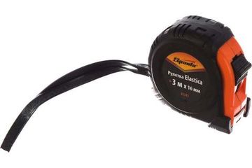 Рулетка 3 м х 16 мм Elastica SPARTA обрезиненный корпус 31311