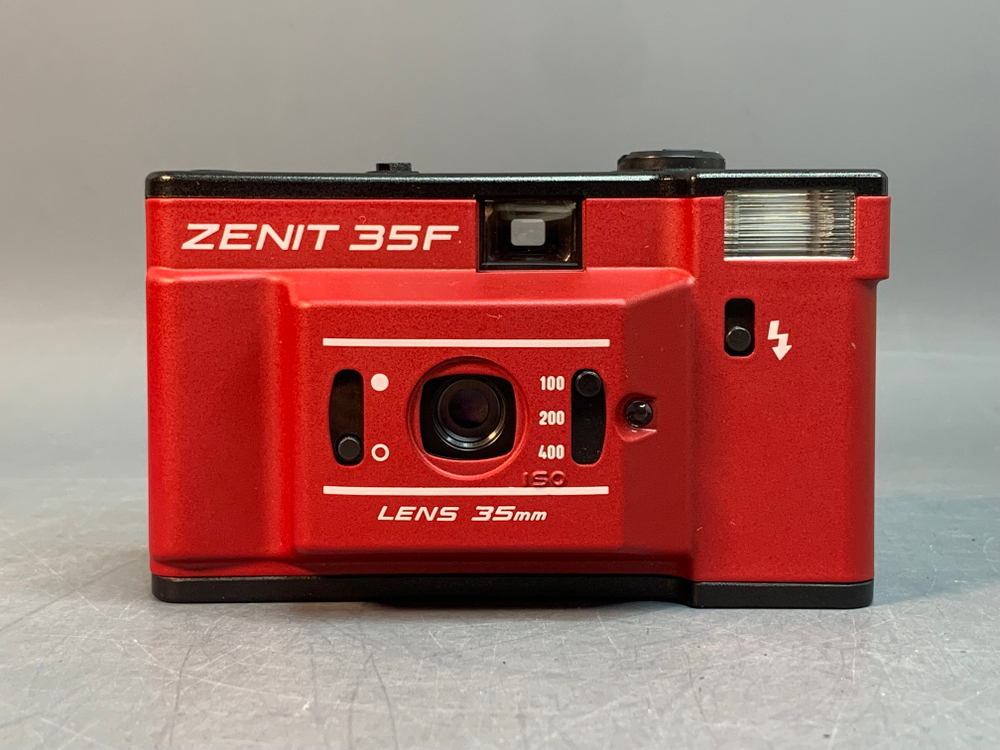 Zenit 35F красный + гарантий талон + чек