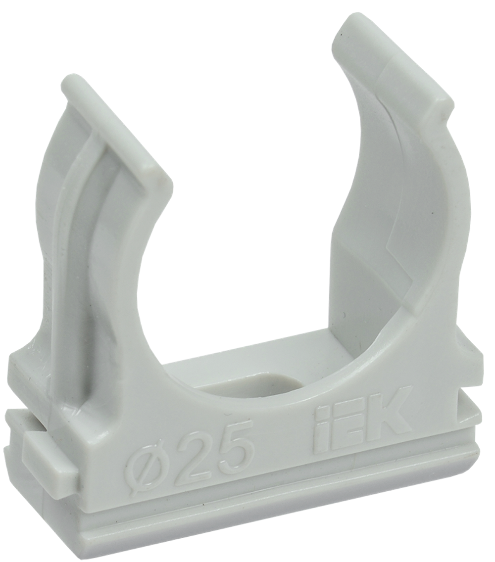 Держатель с защелкой CF25 серый IEK