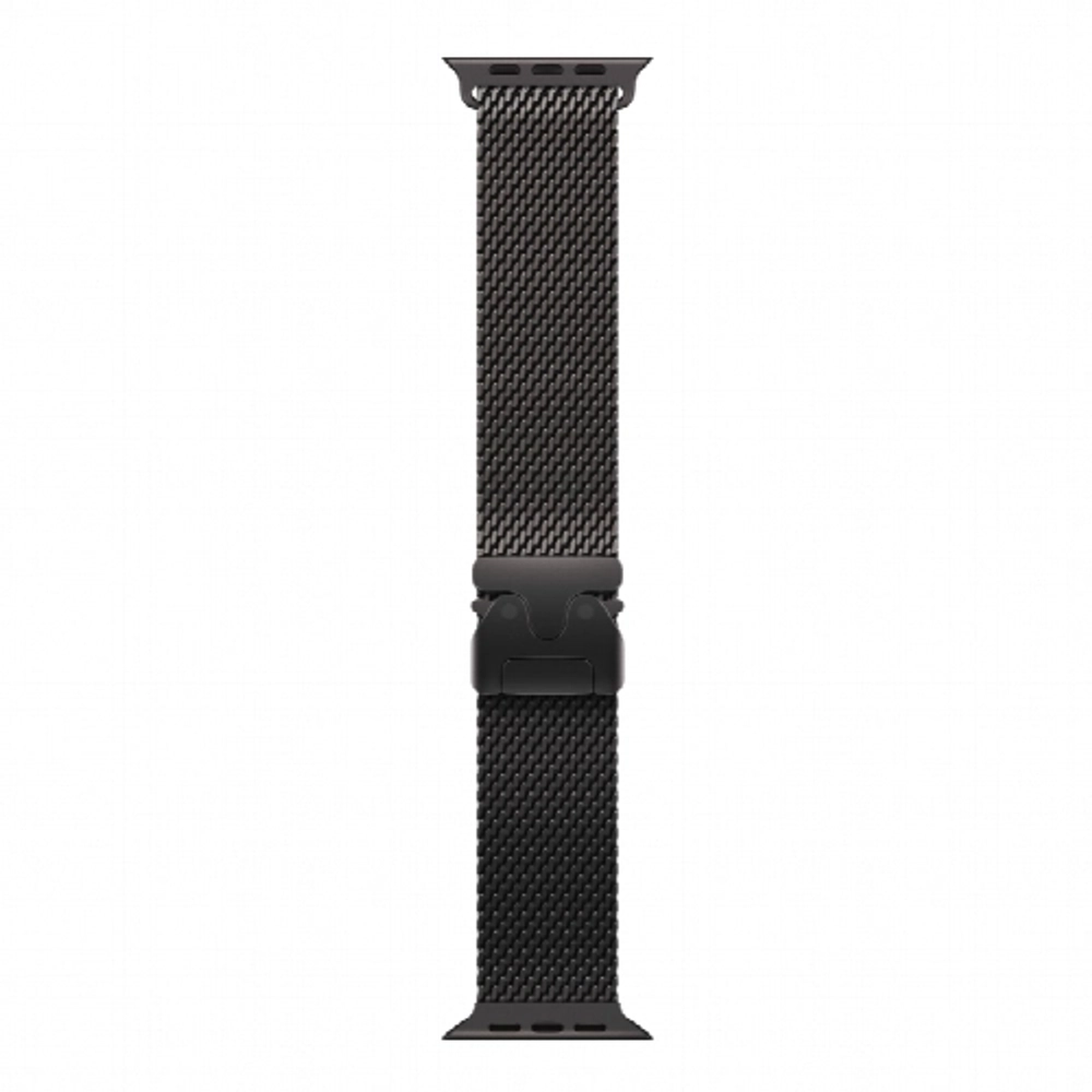 Смарт-часы Apple Watch Ultra 4 49 mm, Black Titanium case | ремешок Milanese Loop | Black, L