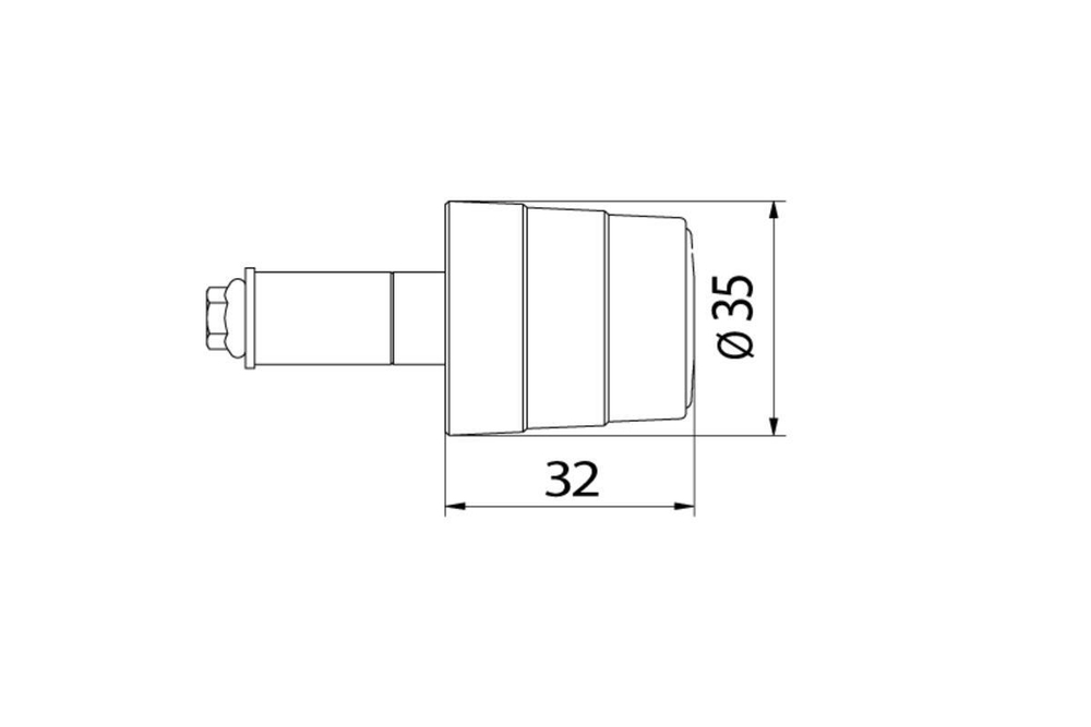 CM231 CNC RACING HADLEBAR ENDS