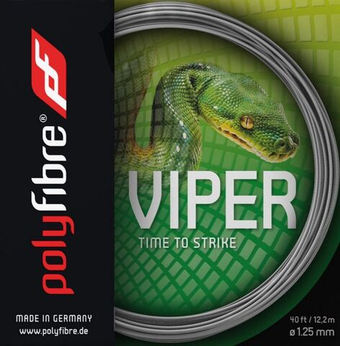 Теннисные струны Polyfibre Viper (12,2 m) - серый