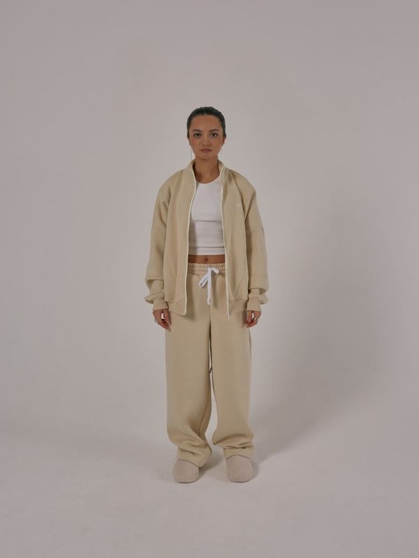 Толстовка Summer Sand Zip-Up бежевая - фото 2