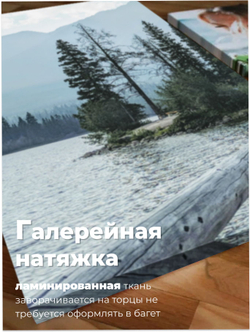 Картина Остров отражений модульная 50x70см 3шт.