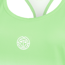Женская теннисная майка BIDI BADU Crew Gradiant Tank Top Women - Neon Green, White