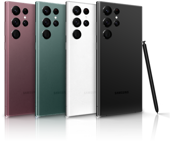 Смартфон Samsung Galaxy S22 Ultra 8/128 ГБ, Белый фантом