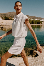 УКОРОЧЕННАЯ РУБАШКА В КЛЕТКУ ВИШИ — ZARA