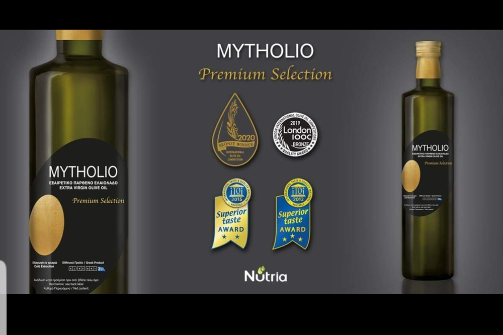 Оливковое масло греческое MYTHOLIO Extra Virgin "Premium Selection ", 500 мл, Греция