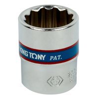 KING TONY (233013M) Головка торцевая стандартная двенадцатигранная 1/4", 13 мм