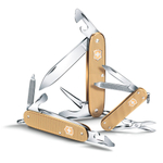 Нож Victorinox Alox Cadet, 84 мм, 9 функций, золотистый (подар. упаковка), 0.2601.L19