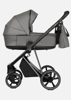 Roan Коляска 2 в 1 Sol Leather Glacier Gray