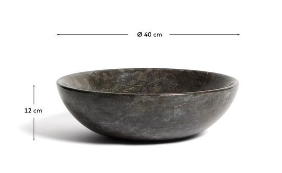 Раковина Darnen из серого мрамора Ø 40 см