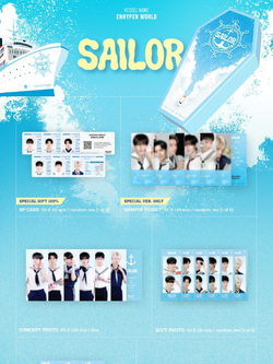товары ENHYPEN - WORLD COUPON CARD COLLECTION SAILOR SPECIAL Version