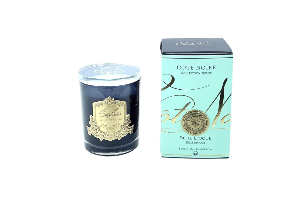 Свеча ароматическая BELLE EPOQUEСвеча Cote Noire Черный / Золотой