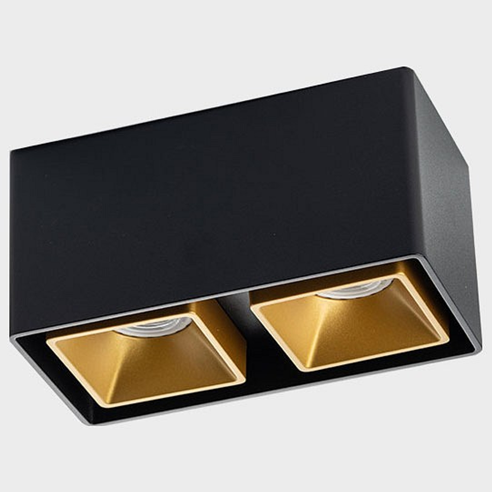 Накладной светильник Italline FASHION FX FASHION FX2 black + FASHION FXR gold - 2шт.