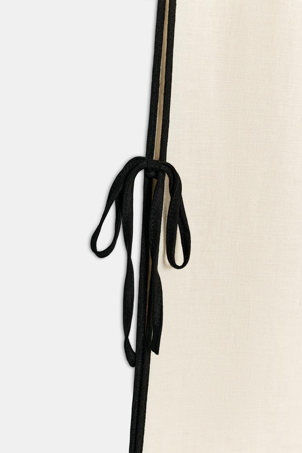 ZARA БРЮКИ ИЗ 100% ЛЬНА С ОКАНТОВКОЙ — ZW COLLECTION, БЕЖЕВЫЙ