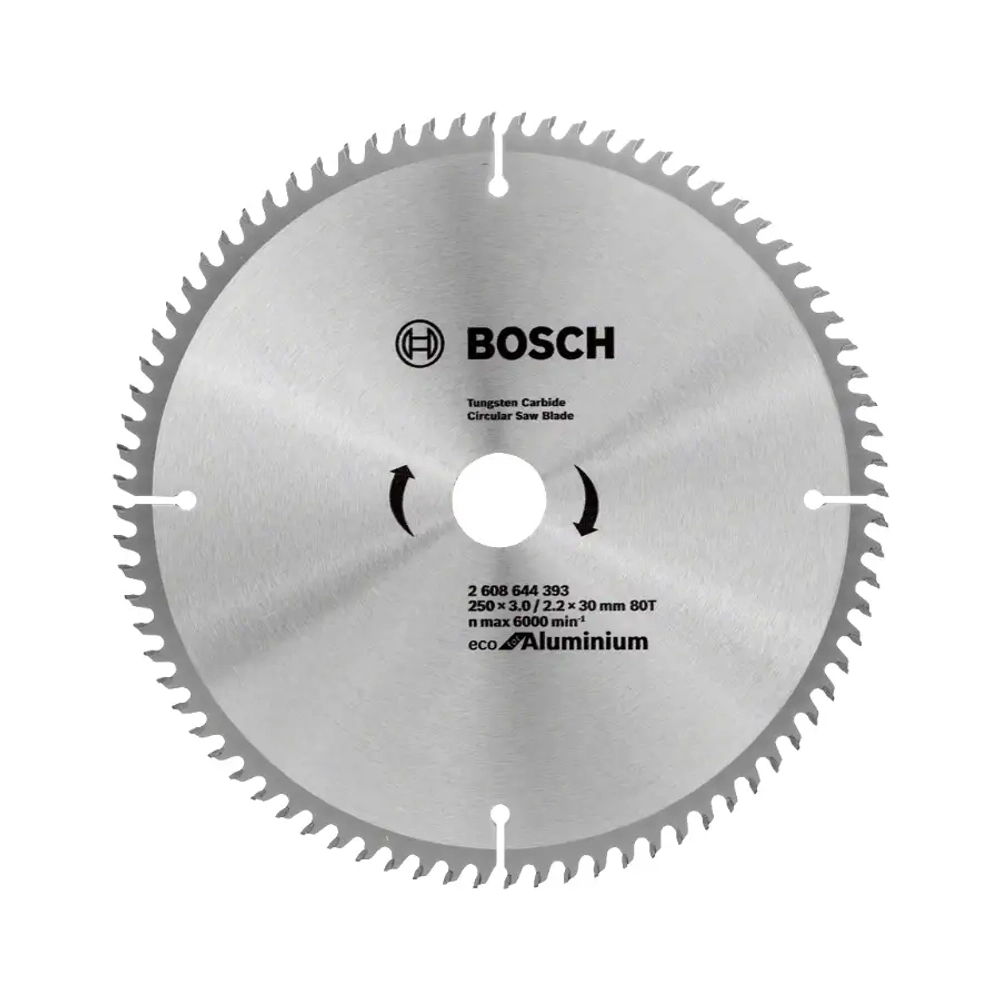 Пильный диск 250х30 мм 80T ECO ALU/MULTI BOSCH 2608644393