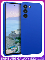 Мягкий Soft Touch чехол из силикона для SAMSUNG GALAXY S22 (не ULTRA / FE / PLUS!) с бархатной подкладкой
