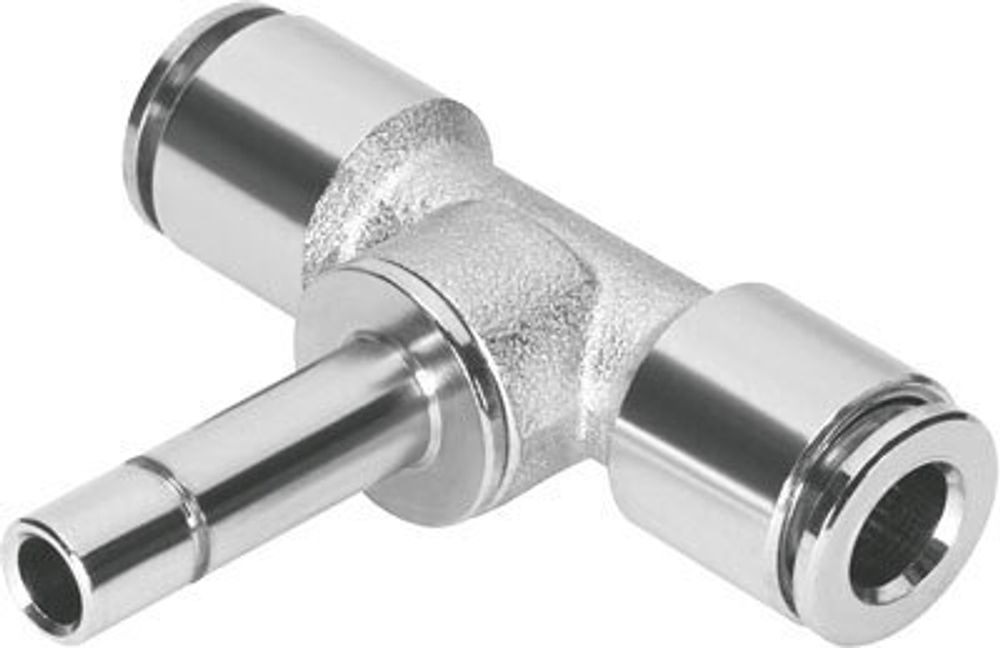 NPQM-T-Q8-S8-P10 Тройник с цанговым зажимом