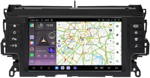 Магнитола для Land Rover Discovery Sport 2015-2019 (без CD - harman) - Kuberg QLed, Android 13, Быстрейшая, CarPlay, SIM-слот