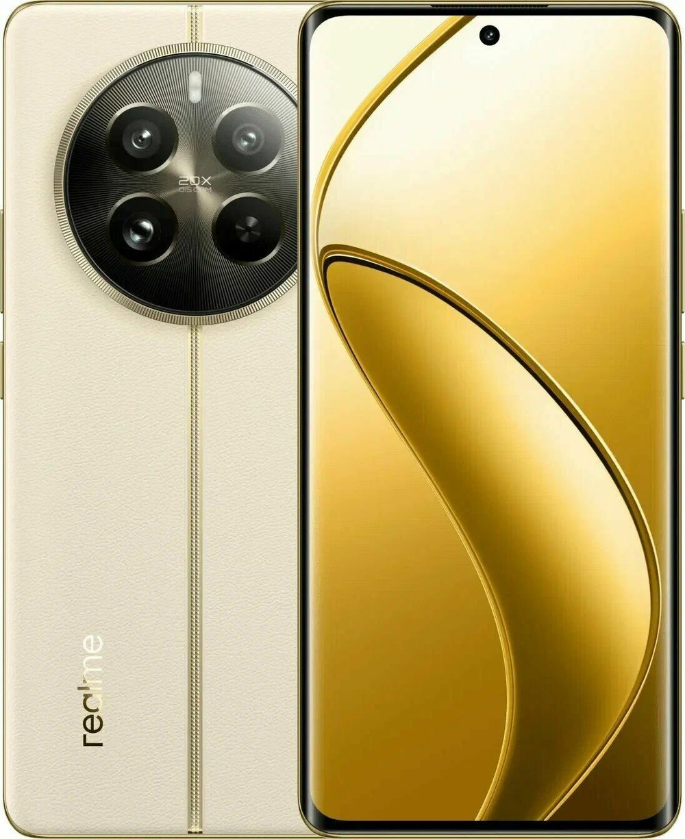 Смартфон Realme 12 Pro, 8/256Gb, Ростест, OLED, 120 Гц, бежевый песок