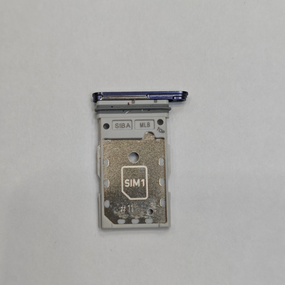 Сим лоток для Samsung S24 (S921) / S24 Plus (S926) Держатель Sim. Оригинальное качество (Цвет: Коричневый / Оранжевый)