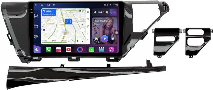 Магнитола для Toyota Camry 70 2017-2021 (без JBL) - FarCar BM1069M-2K монитор 10.36" 2K QLED на Android 14, Быстрая, CarPlay, 4G SIM-слот