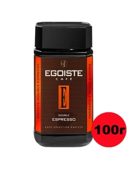 Кофе растворимый EGOISTE Double Espresso 100 г