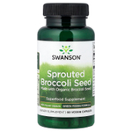 Swanson Vitamins, Пророщенные семена брокколи, 400 мг, 60 растительных капсул