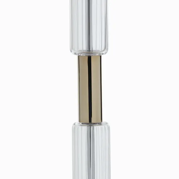 Подвесной светильник Waterfall Triple 135 см, прозрачный, золотистый