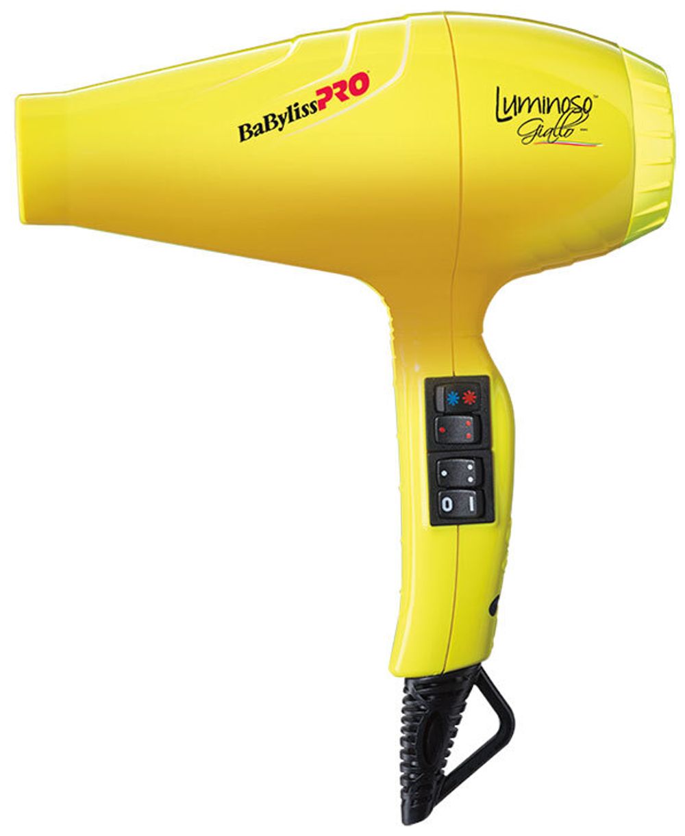 Профессиональный фен BaByliss PRO Luminoso Giallo Ionic BAB6350IYE 2100W - 10