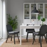 Подушка на стул IKEA AKERVINDEFLY (ОКЕРВИНДЕФЛУ), Серый, 39 / 35х37х5 см