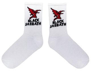 Носки Black Sabbath белые (1045)