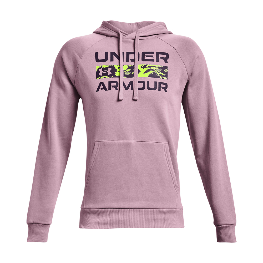 Мужская кофта теннисная Under Armour Rival Signature Hoody Men - Lilac