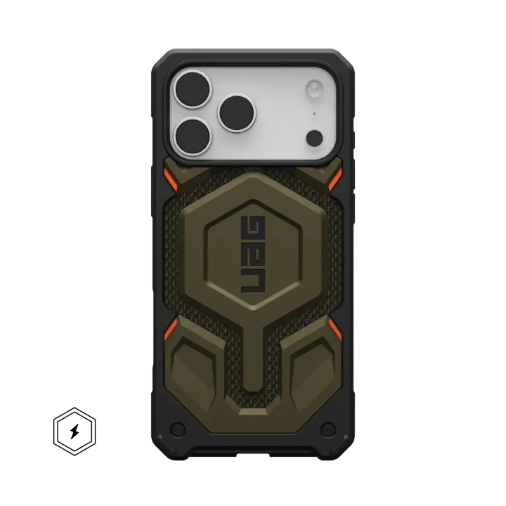 UAG Monarch Pro Kevlar® with MagSafe Series Case for Apple iPhone 17 Pro Max Kevlar Element Green (Зелёный)