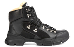GUCCI Flashtrek Short Mid Calf Outdoor Boots Men"s Black
