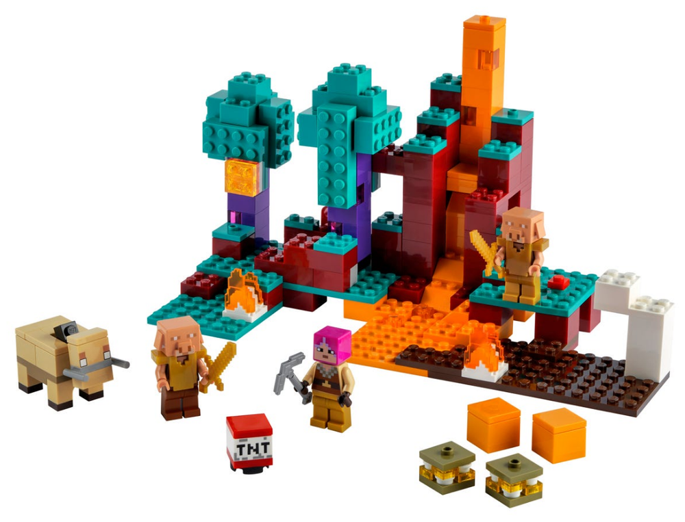 Конструктор LEGO Minecraft 21168 Искажённый лес