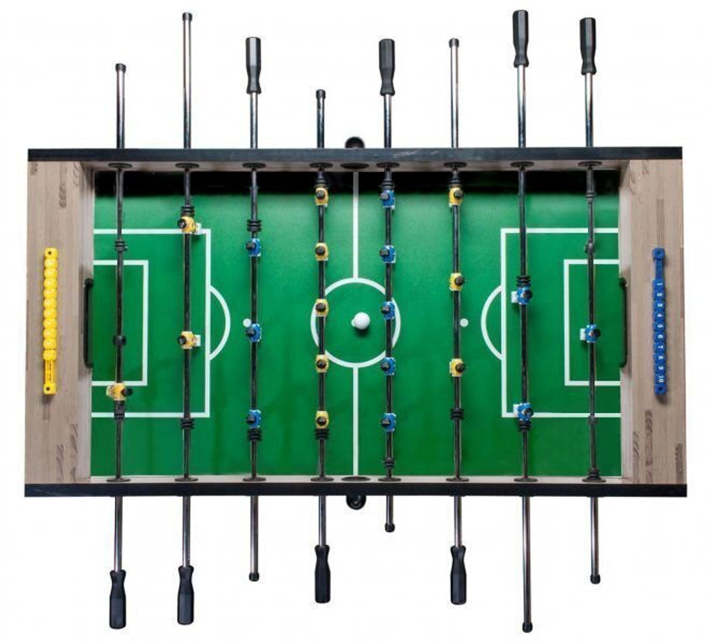 Игровой стол - футбол "Champion Pro" (140х74х86, сельский дуб)