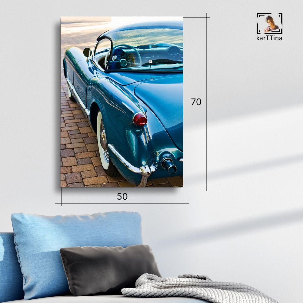 Картина интерьерная karTTina "Porsche 356", 50х70см 1шт.
