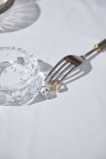Кольцо Кристал Дроп с горным хрусталем (желтое золото) / Crystal Drop