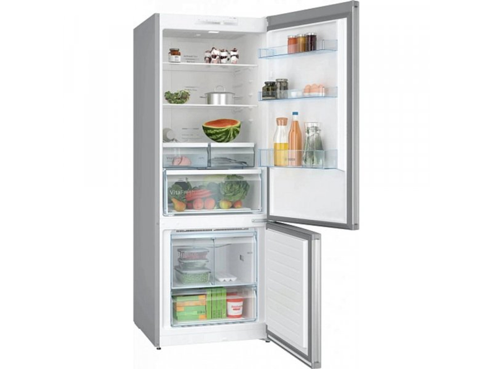 Холодильник Bosch KGN55VL21U серебристый