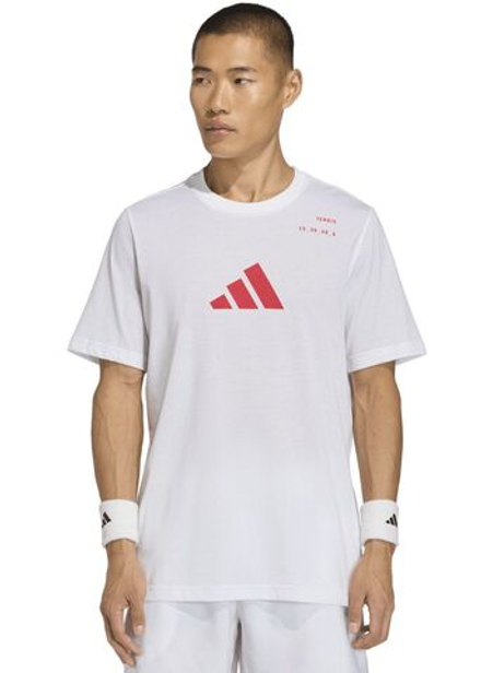 Теннисная футболка Adidas Category Graphic - white