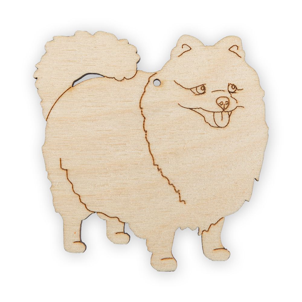 Заготовка из фанеры Подвеска, Шпиц, 7.5х7.5 см, ВД-415 Mr.Carving Заготовка из фанеры Подвеска, Шпиц, 7.5х7.5 см, ВД-415 Mr.Carving