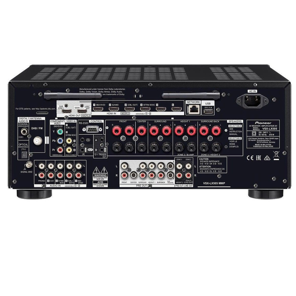 AV ресивер Pioneer VSX-LX505-B Black