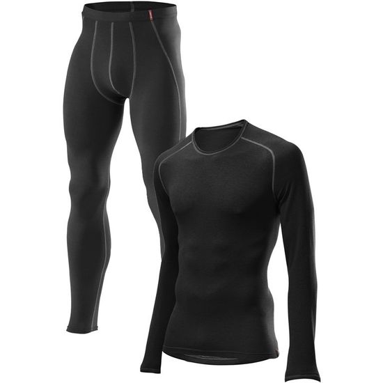 Комплект термобелья мужской Loffler Warm Black
