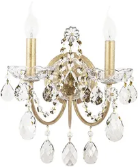 Бра Odelis ODELIS AP2 GOLD Crystal Lux
