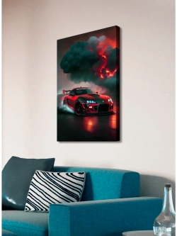 Картина "Toyota Supra", модульная 30х40см 1шт.