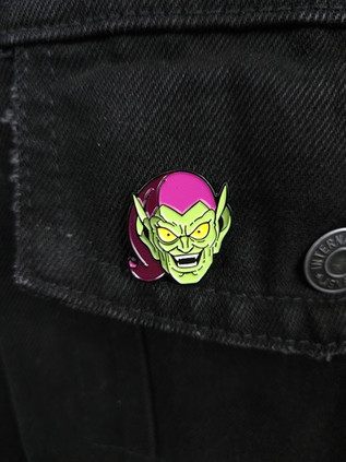 Металлический пин "Spider-Man 1994: Green Goblin"
