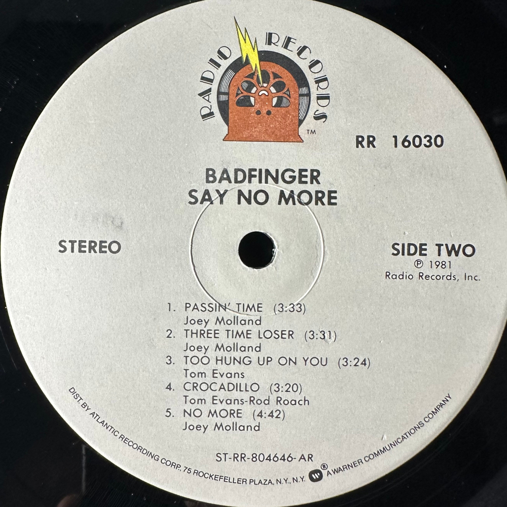 Badfinger ‎– Say No More (США 1981г.)
