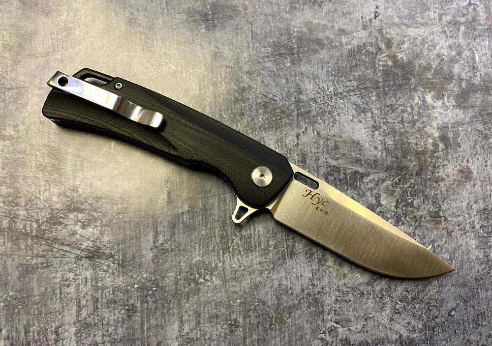 Складной нож Нус Black, сталь D2, G-10, ТДК Кизляр